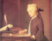 让 巴蒂斯特 西梅翁 夏尔丹 : Portrait of Auguste Gabriel Godefroy